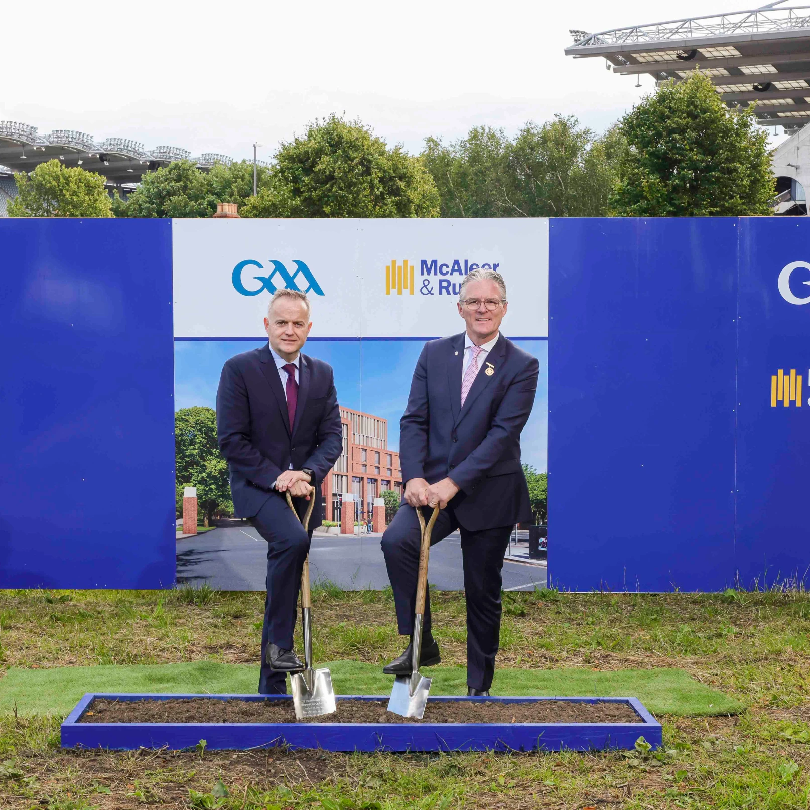 GAA and McAleer & Rushe break ground on new hotel at Croke Park