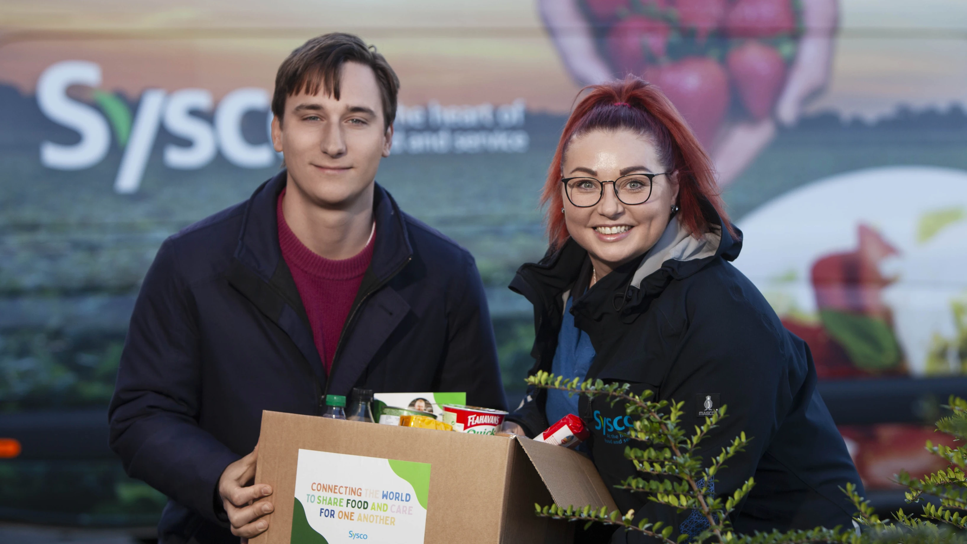 SYSCO IRELAND TO DELIVER THOUSANDS OF READY-PACKED FOOD BOXES TO FAMILIES IN NEED.