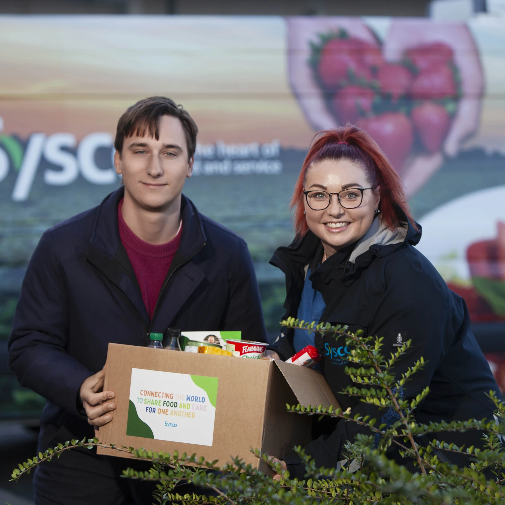 SYSCO IRELAND TO DELIVER THOUSANDS OF READY-PACKED FOOD BOXES TO FAMILIES IN NEED.